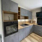 meuble colonne four, meubles haut éclairés