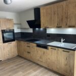 cuisine bois et noir